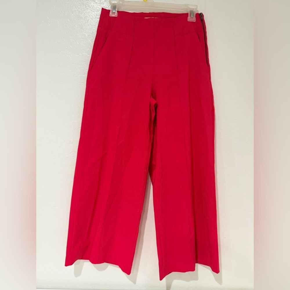 Maeve by Anthropologie Pink Wide-Leg Pants size 4 - Picture 2 of 8